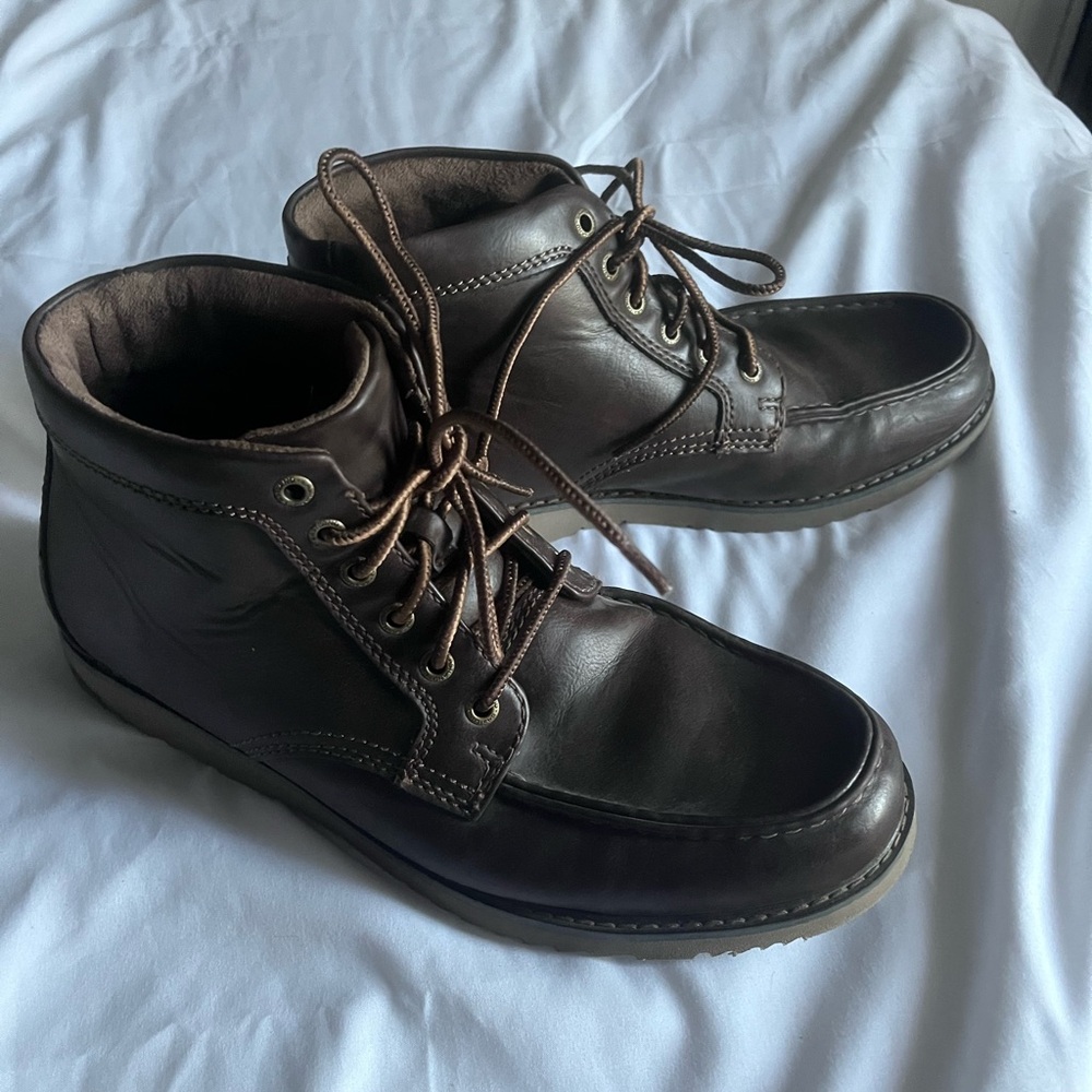 Eastland Chocolate Brown Men's Lace-Up Boots